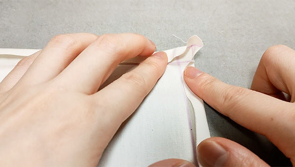 額縁縫いの縫い方④-1