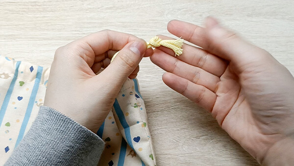 巾着袋の作り方⑫