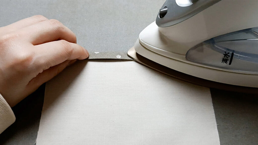 アイロンを省いている