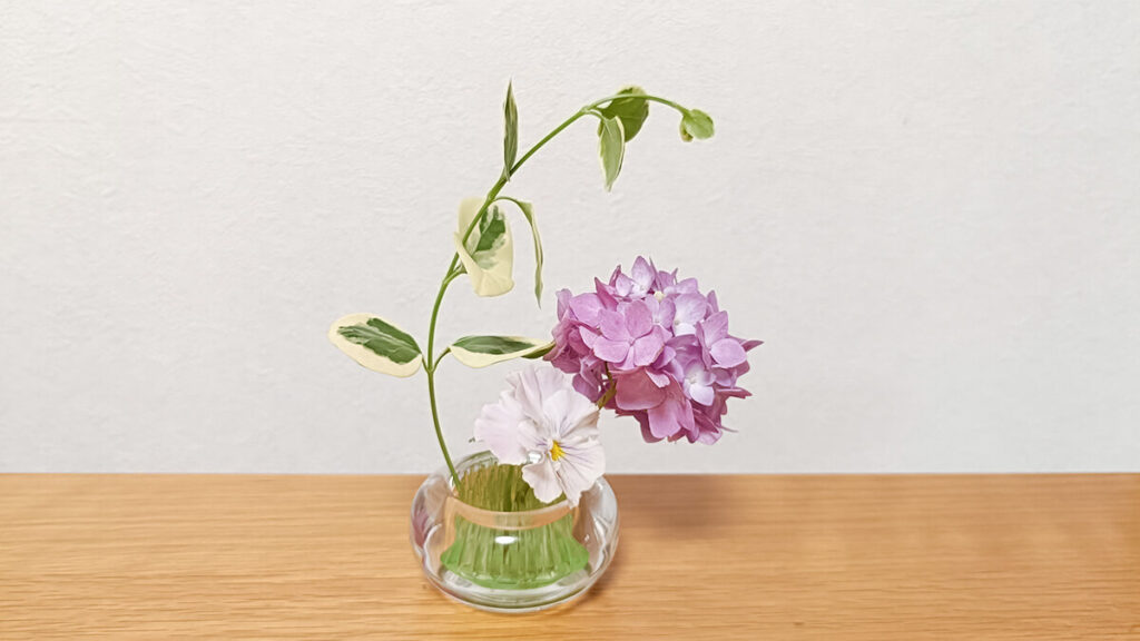 実際に花を生けてみた