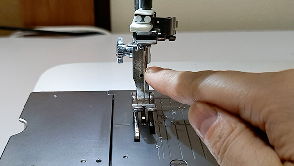 ミシン針に異常がある